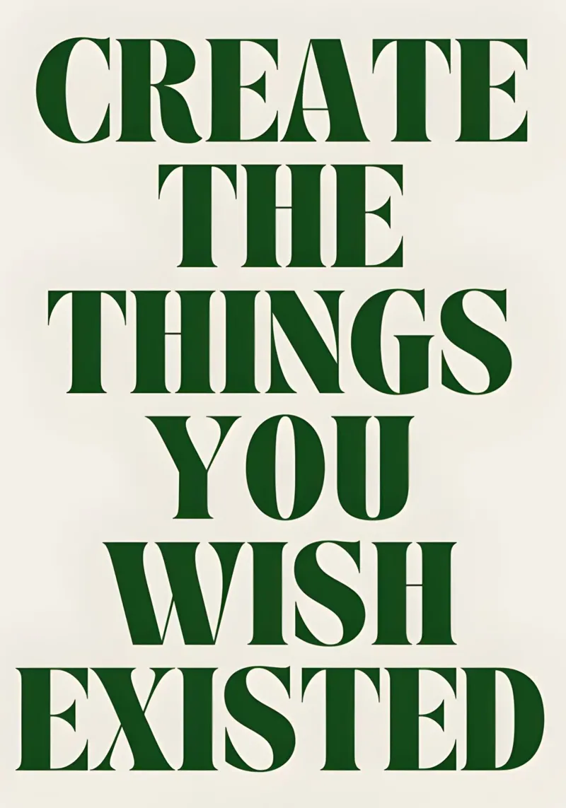 creation and innovation poster con telaio in alluminio da Type & Tape