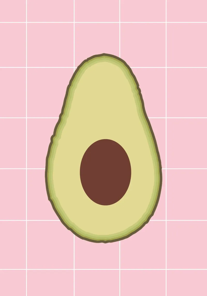 Avocado Slice poster da Attaboy Dsgn