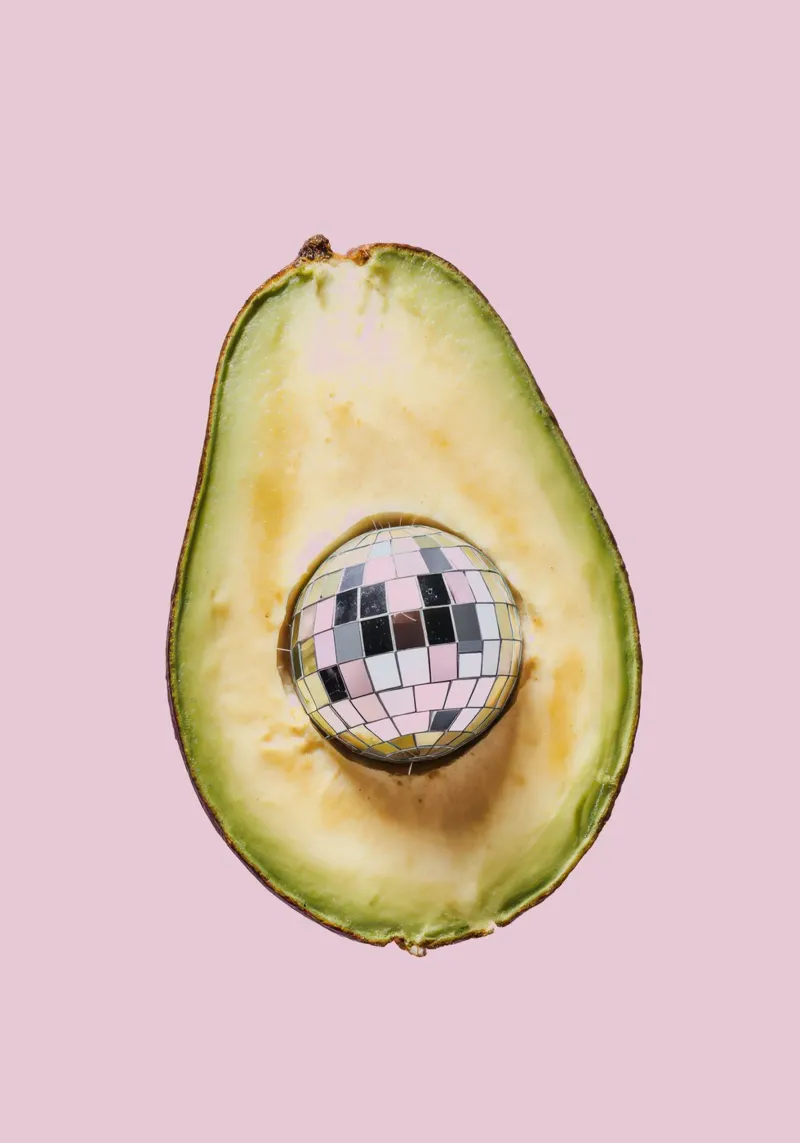 Funky Disco Avocado poster da Attaboy Dsgn