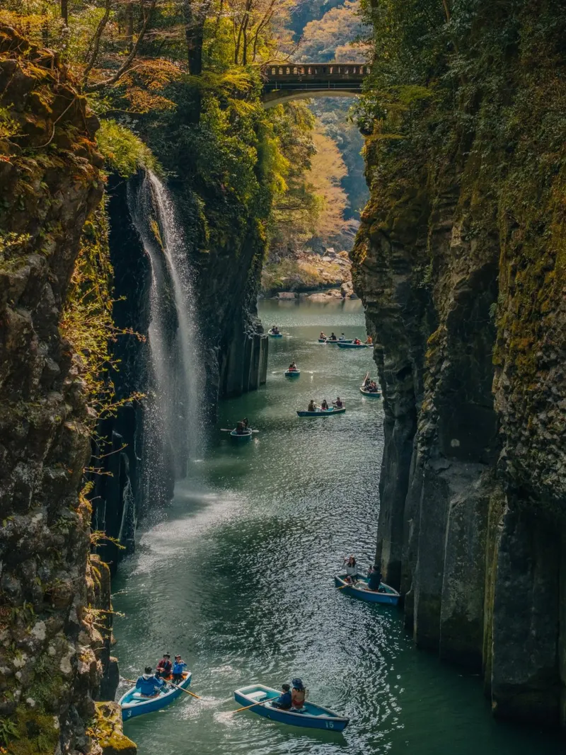 Gola di Takachiho - Miyazaki, Giappone tela con Cornice a cassetta da Marcel Bisig