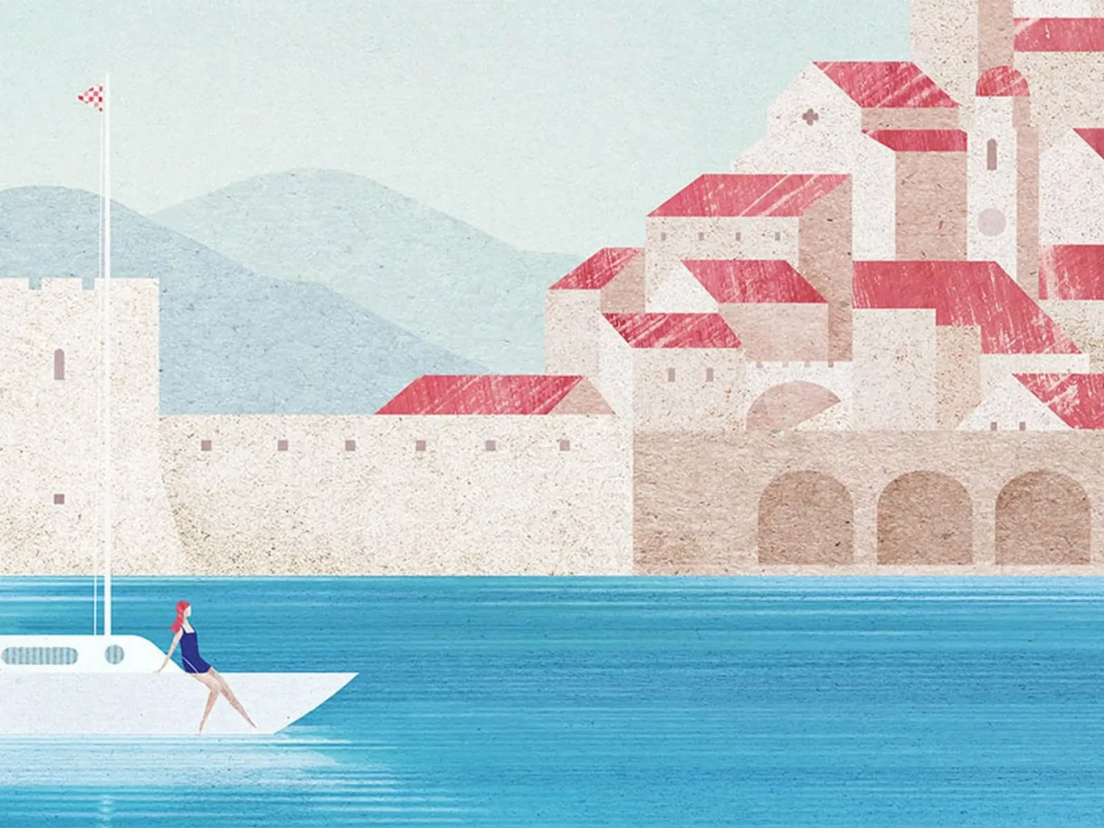 navigazione nella costa della fortezza poster con telaio in plastica da unyil shope