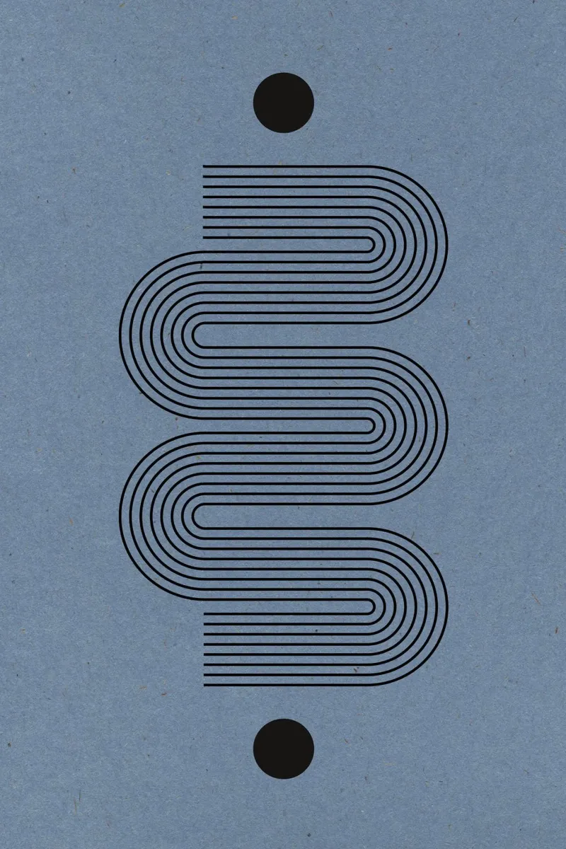 Modern Balance No. 3 canvas by The Miuus Studio