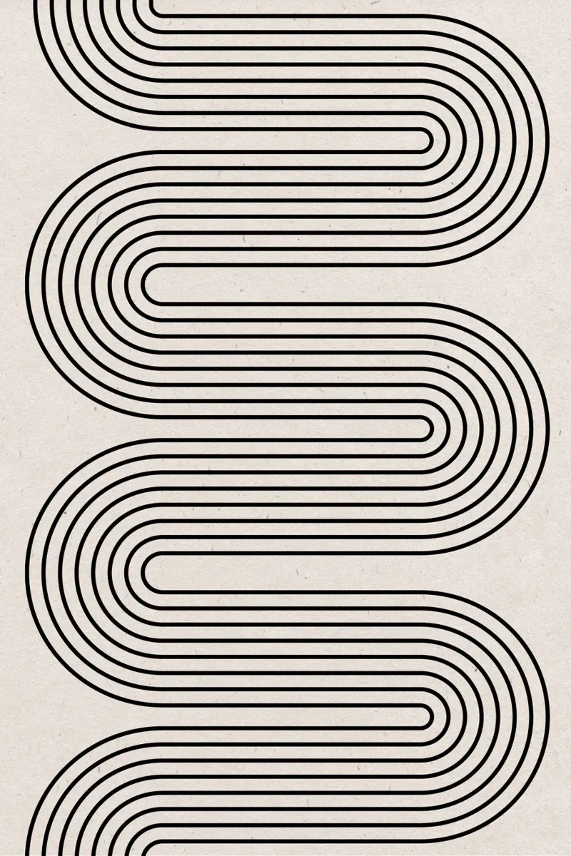 Modern Balance No.4 canvas by The Miuus Studio