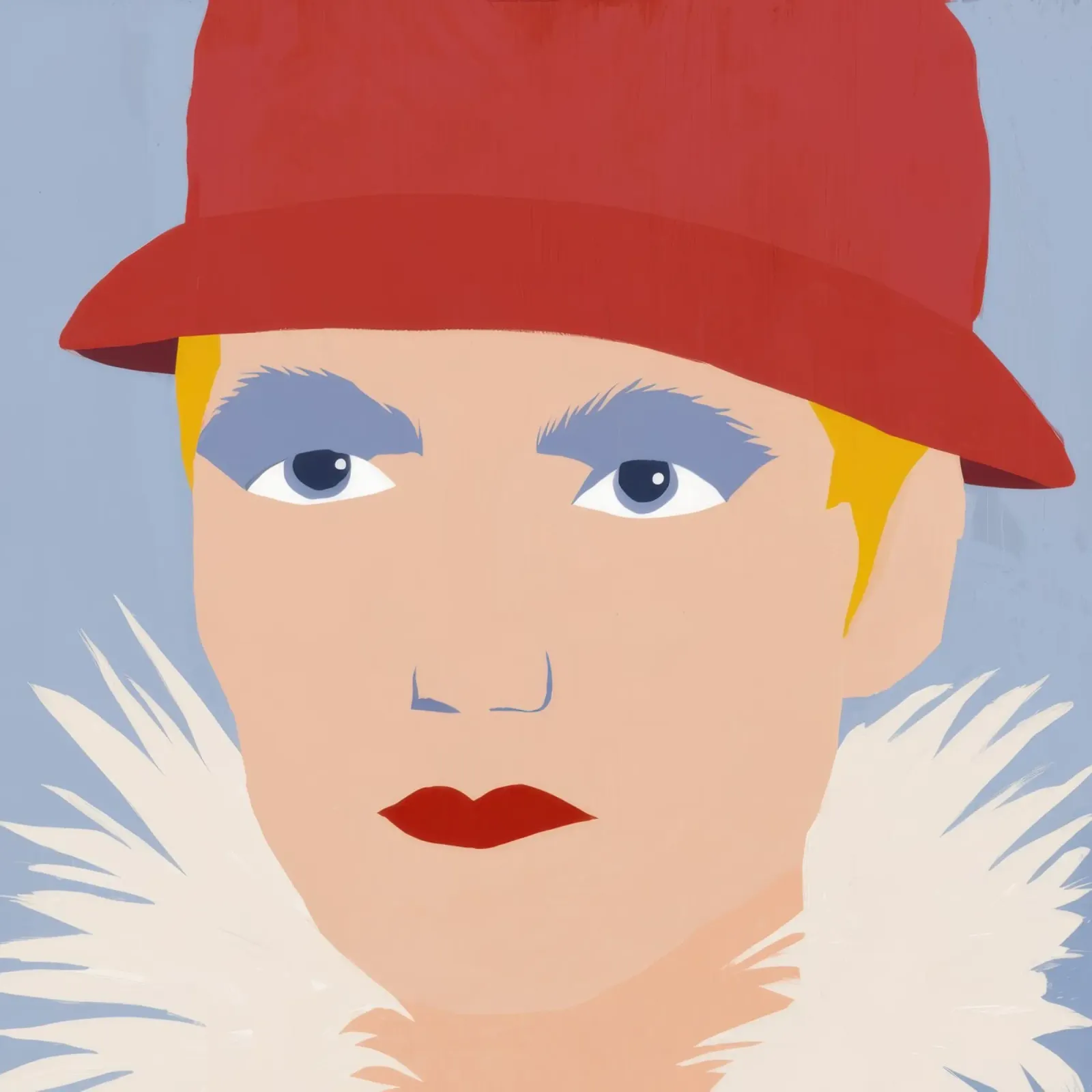 Enigma del cappello cremisi poster con telaio in legno da Bara Suara