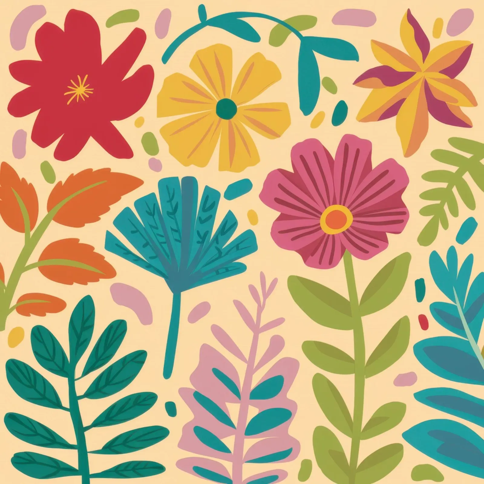 Arazzo Autumn Bloom poster con telaio in legno da Bara Suara