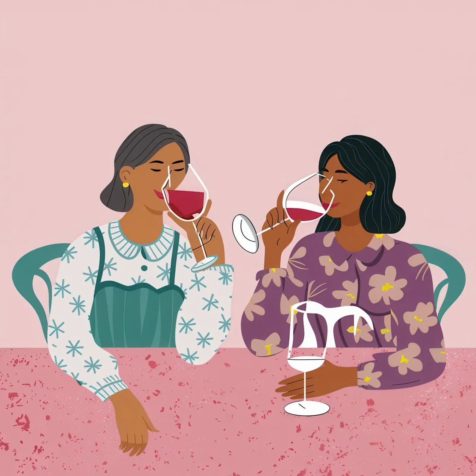 Vino e conversazione poster da Snow Mist