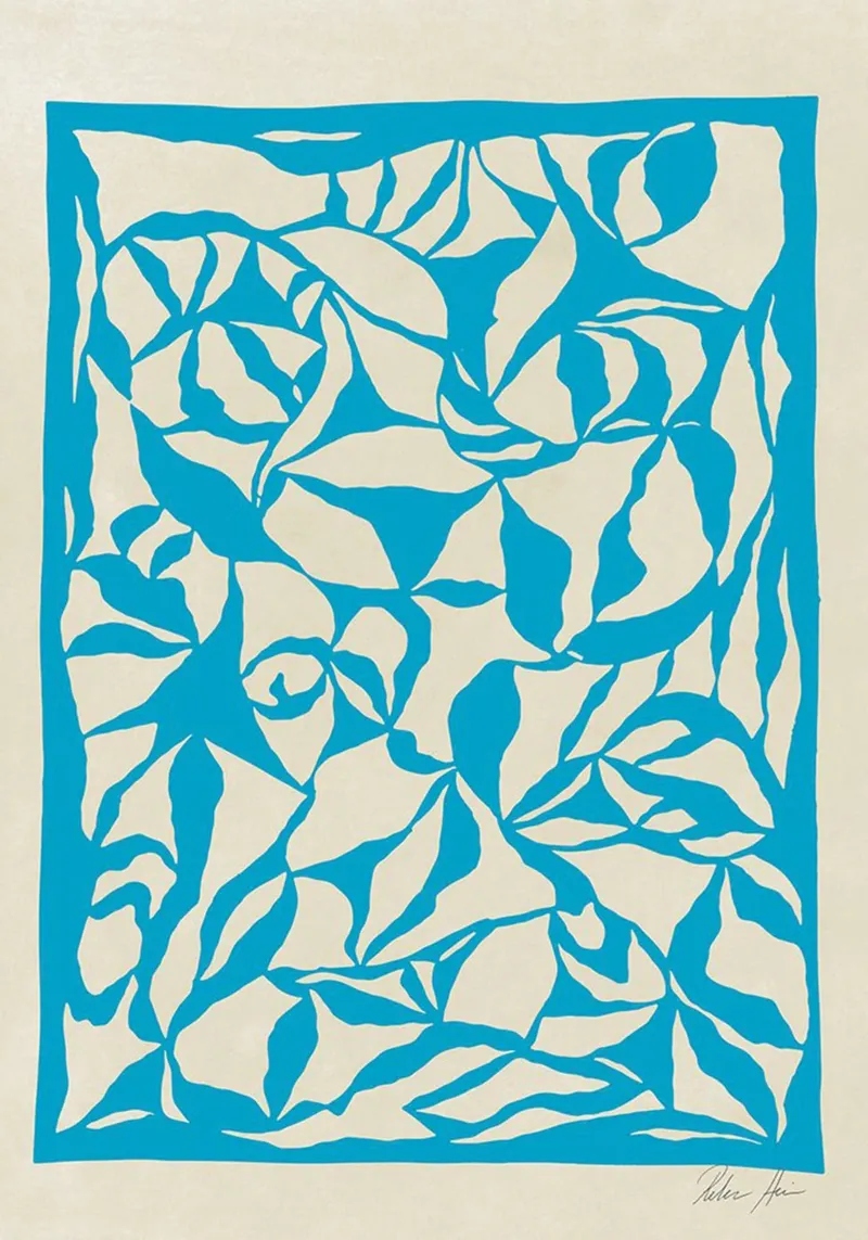 REBECCA HEINT Magnolia No 03 poster con telaio in alluminio da mix mate