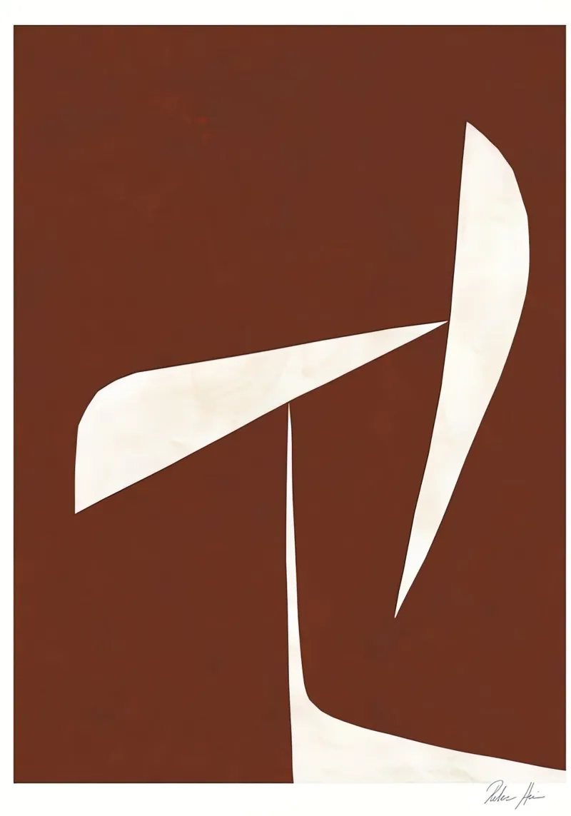 REBECCA HEINT Spostamento n. 02 poster con telaio in alluminio da mix mate