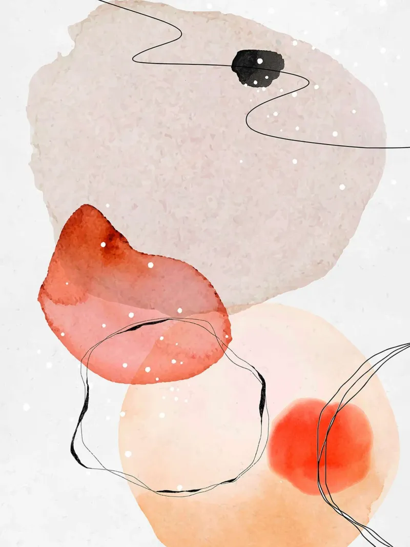 Impressioni Boho IV poster con telaio in legno da June Jordan