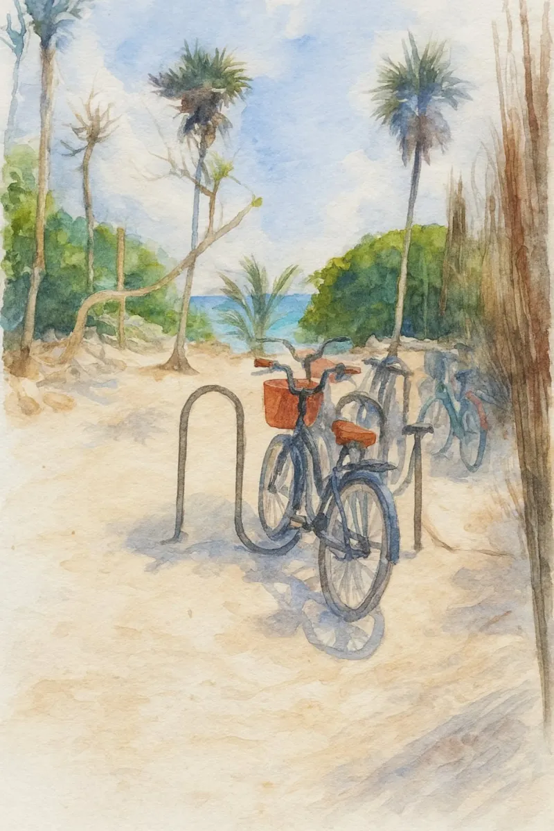 Un giorno di mare in Messico poster con telaio in plastica da Ramcdc