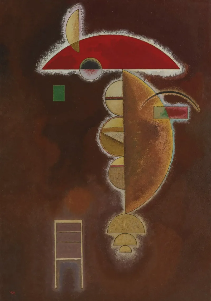 Wassily Kandinsky - Printed Abstract Art canvas with Floater frame by Aesthetic Muse