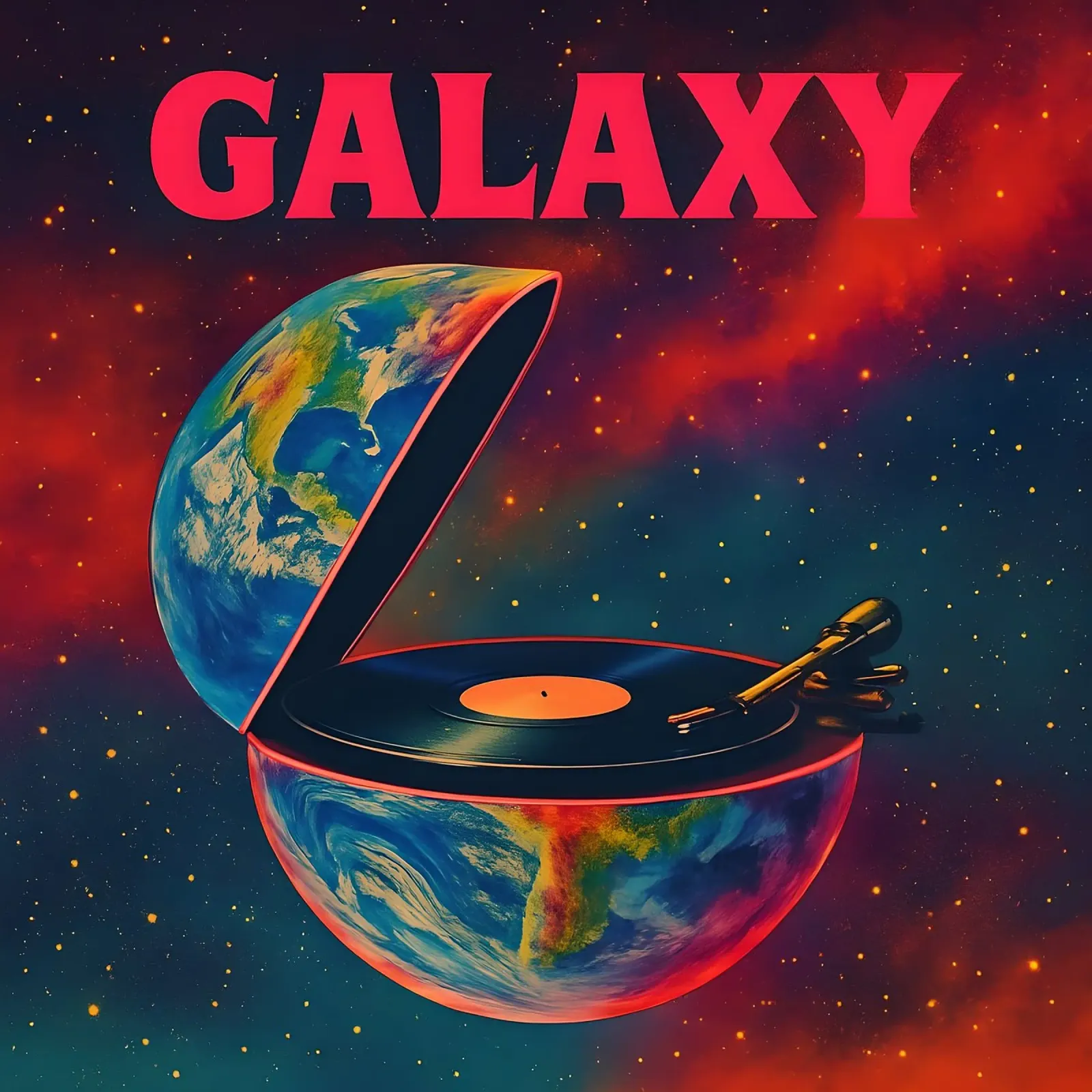 Lettore di vinile Galaxy Earth poster da 🥝 KIWI STORE