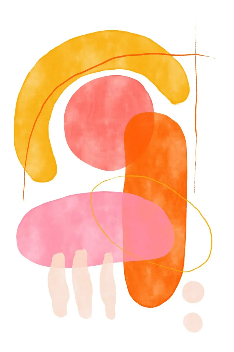 Playing Shaped No 5 poster da treechild