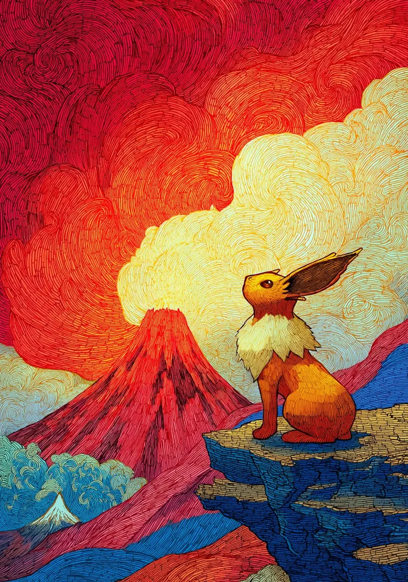 Pokemon poster da Fleur de Lys