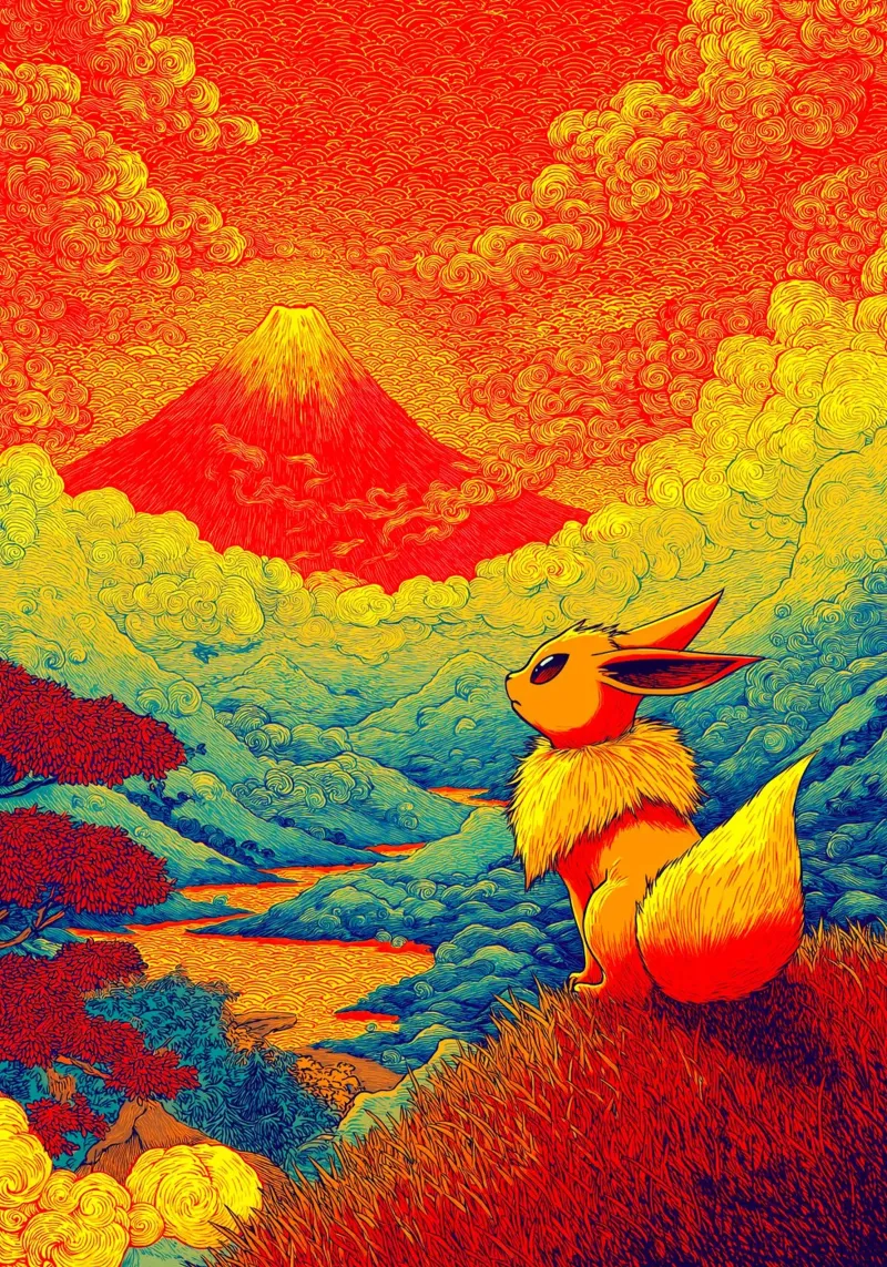 Pokemon poster da Fleur de Lys