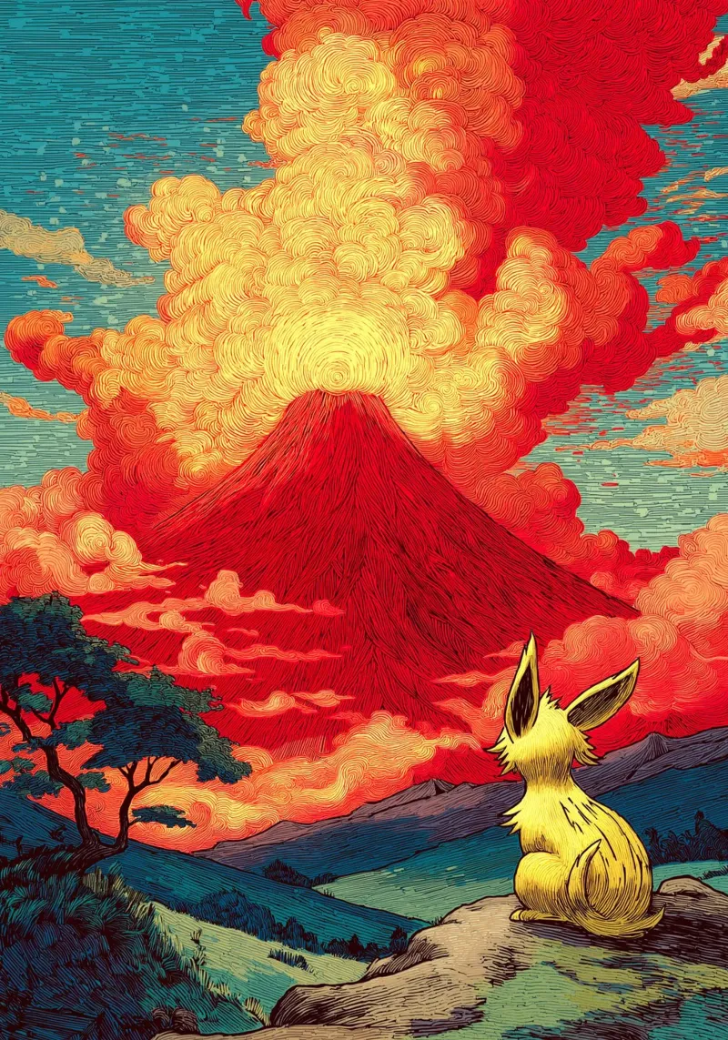 Pokemon poster da Fleur de Lys
