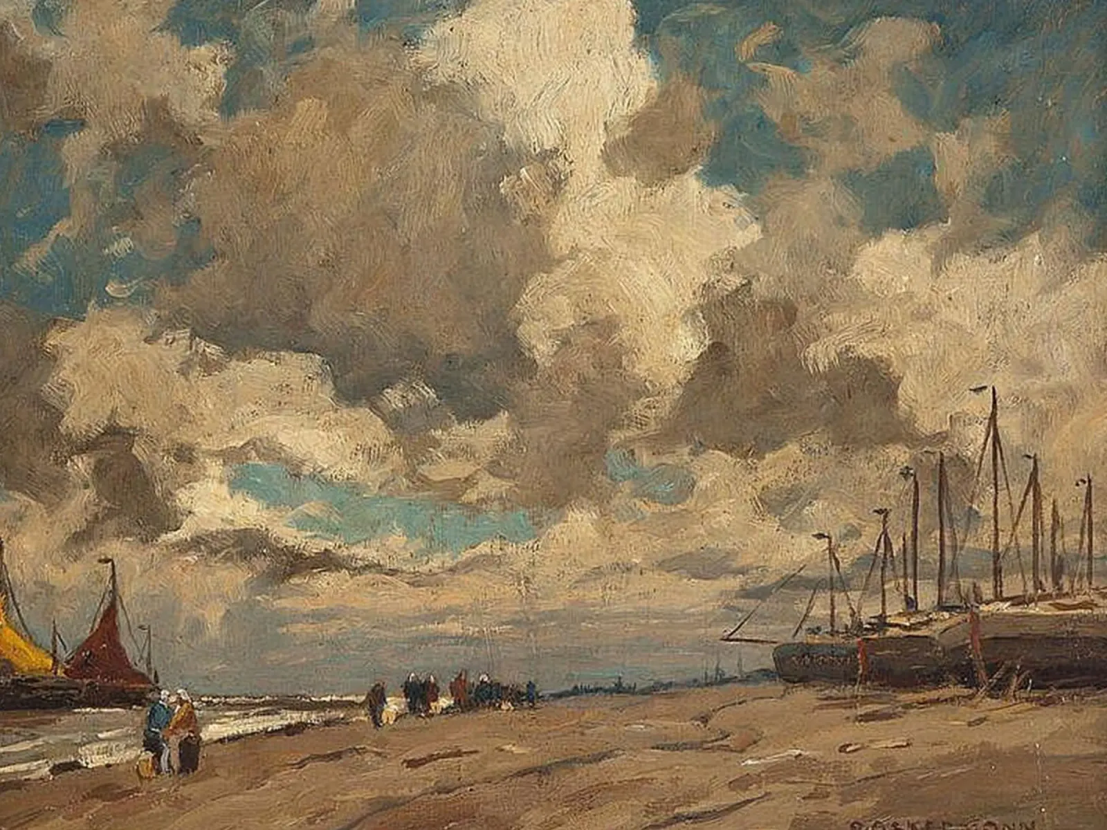 Otto Ackermann Seashore Estilo Abstracto poster de The Bakulans