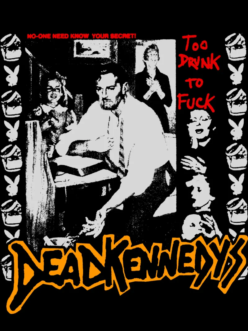 Maglietta classica Too Drunk To Fuck poster da igoshartwrks