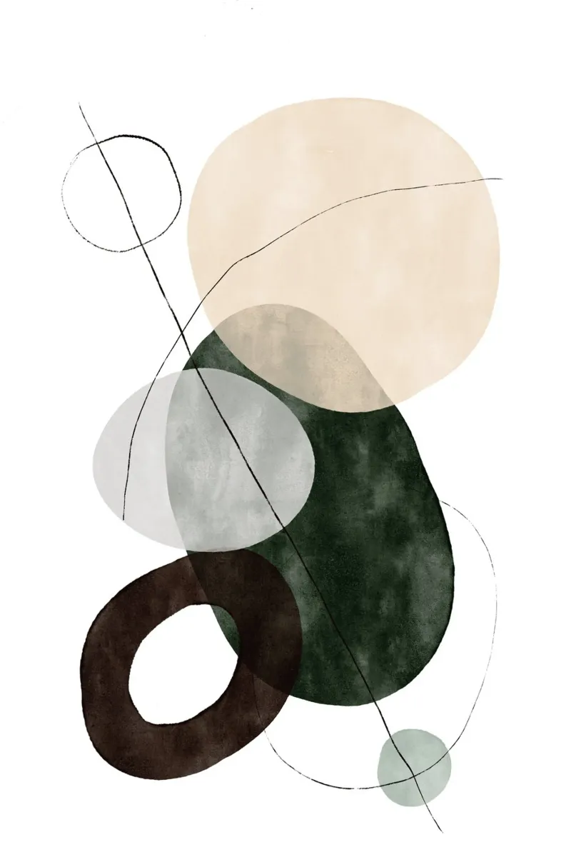 Playing Shapes No 4 carta hahnemühle da treechild