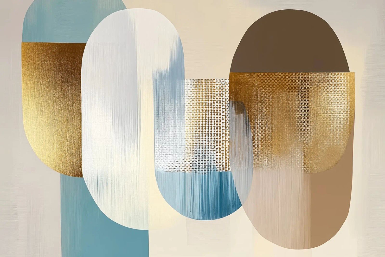 Abstract boho canvas van Imagine