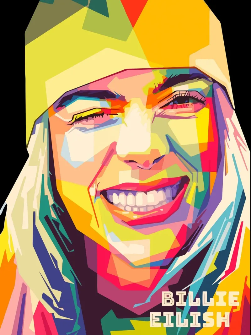 Billie Eilish poster da Dumery Art