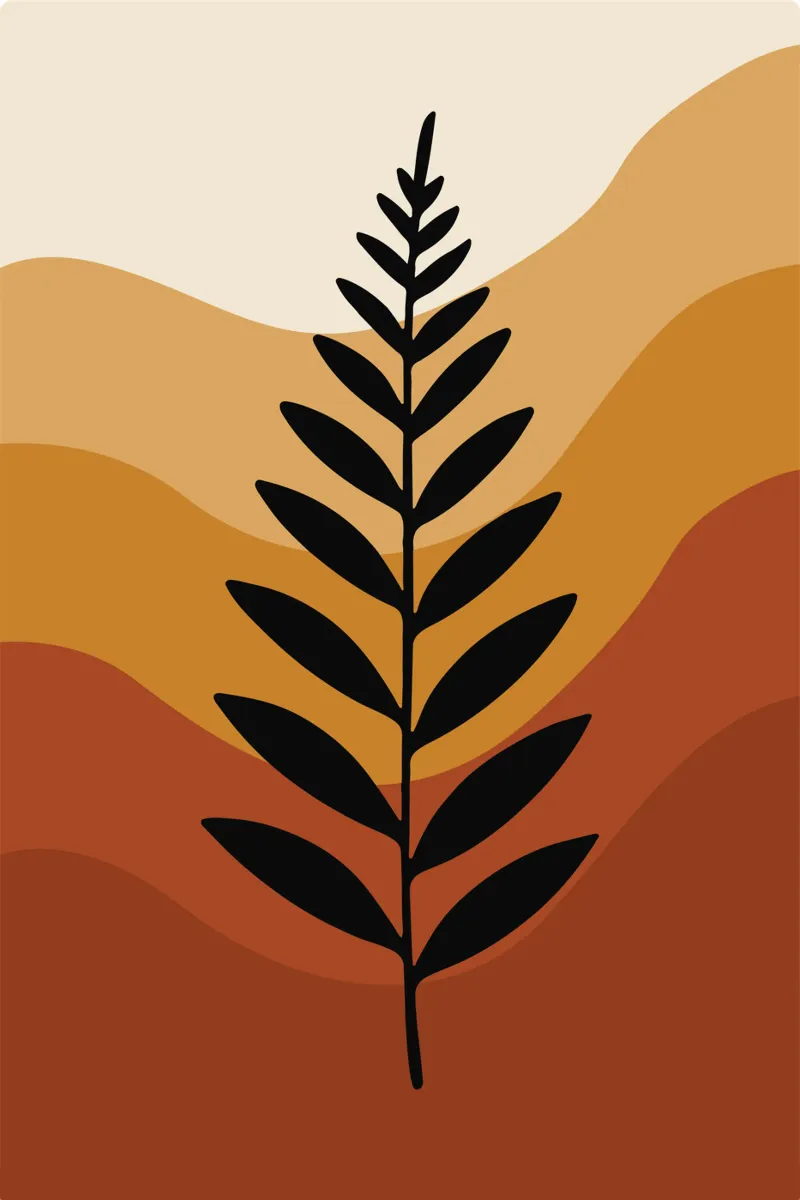 Boho Fern poster da LisaArtes