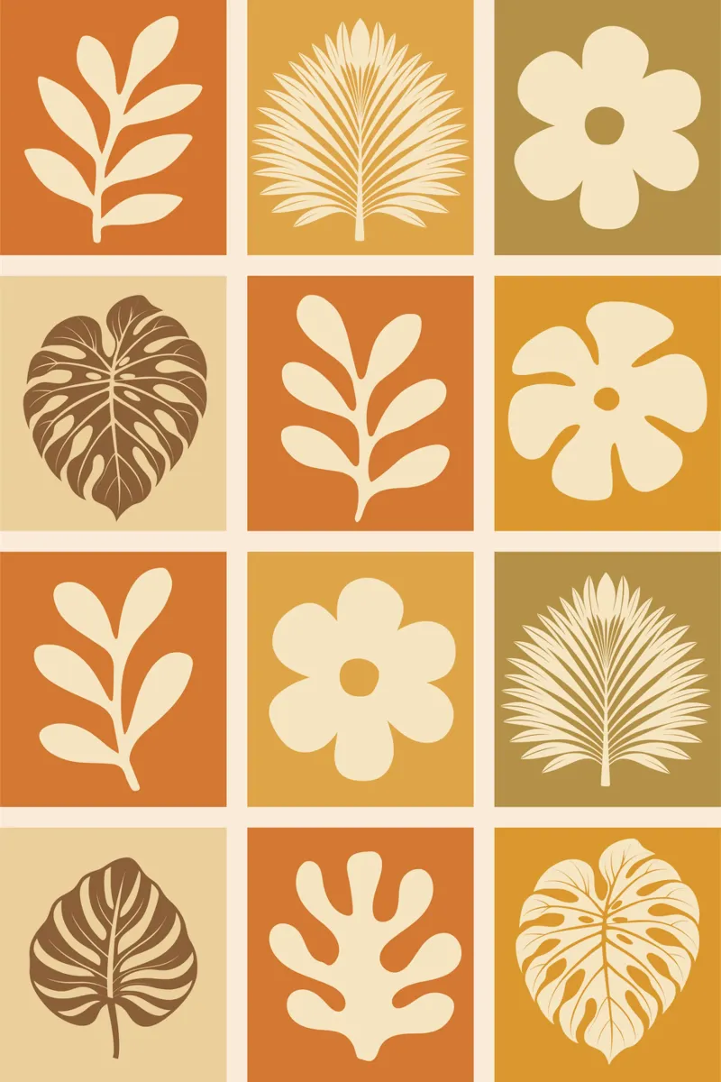 Botanical Grid poster da LisaArtes