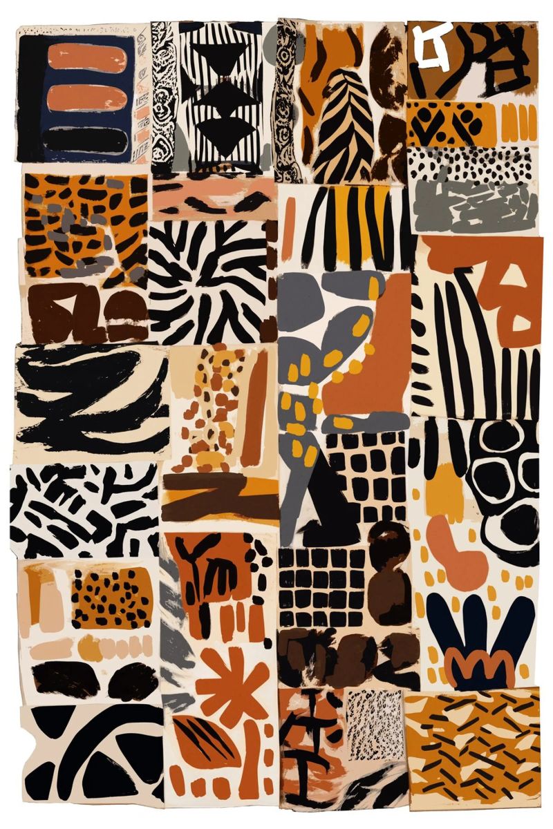 Afri Pattern carta hahnemühle da treechild