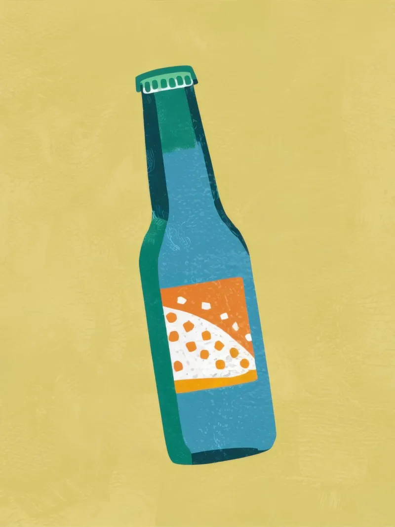 Semplice rinfresco pop poster con telaio in plastica da Bara Suara