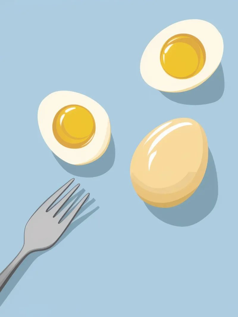 Proteine del mattino minimaliste poster con telaio in plastica da Bara Suara