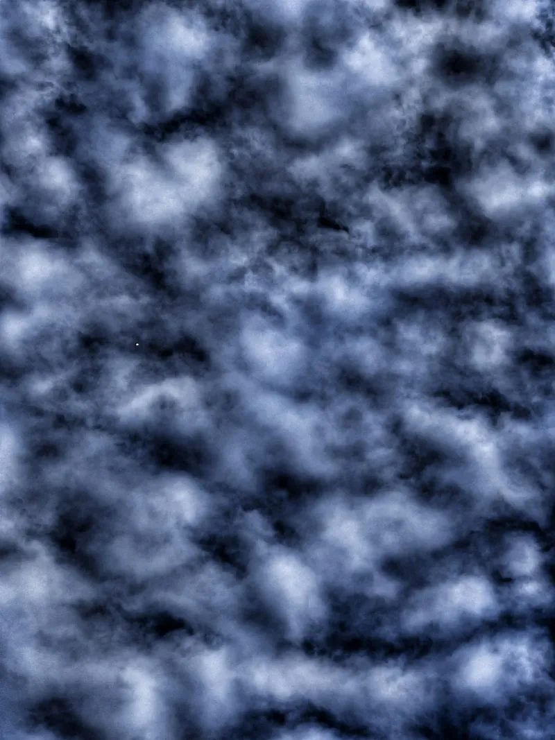 Midnight clouds tela con Cornice a cassetta da gtobonart