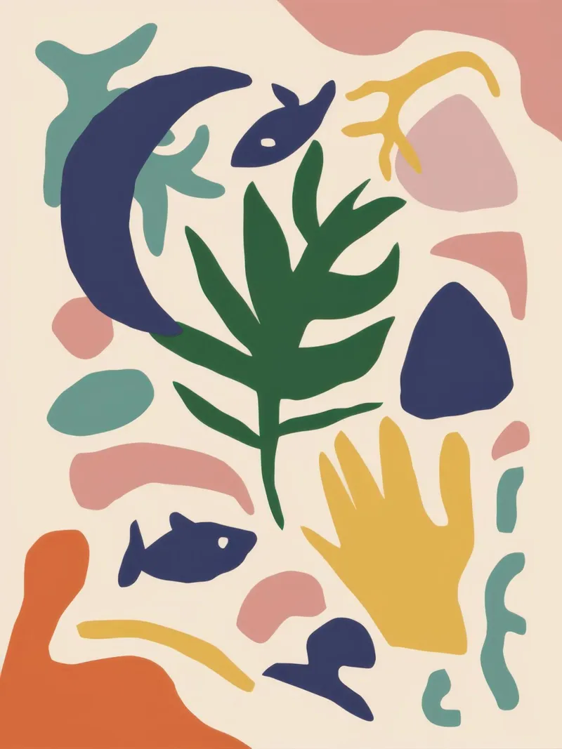 Forme del giardino celeste poster da Bruce Juice