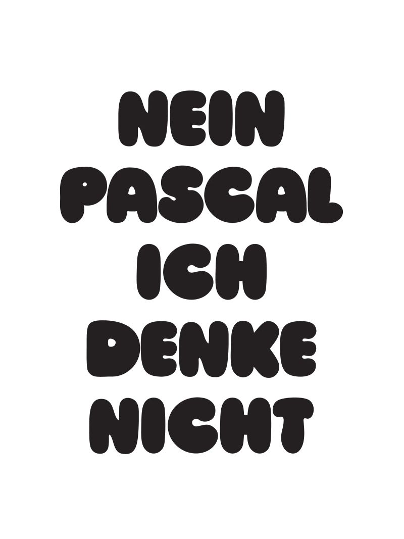 Nein Pascal alluminio dibond da Verplanungsagentur