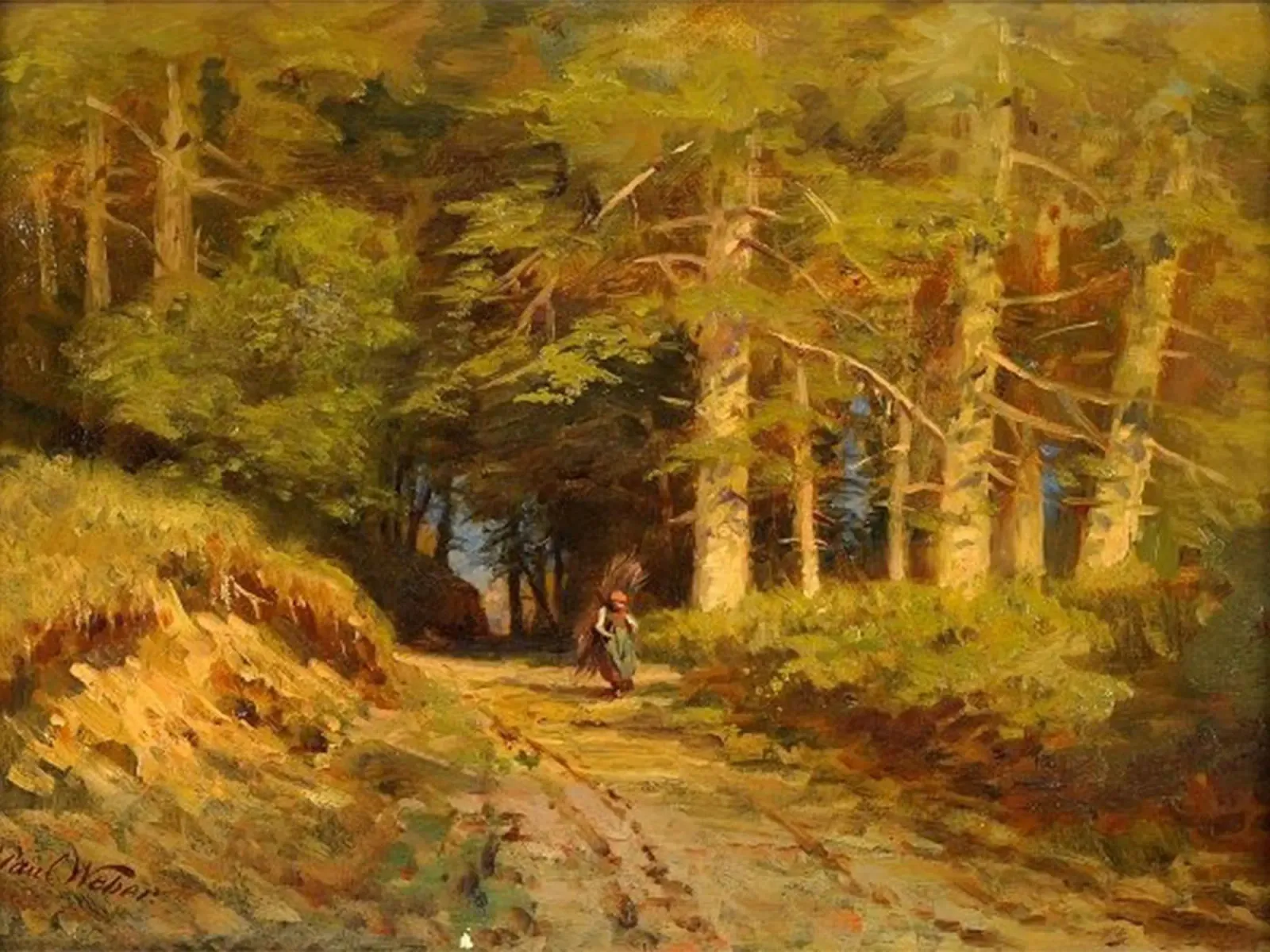 bellissimo viaggio della donna della foresta poster da pleceng shope