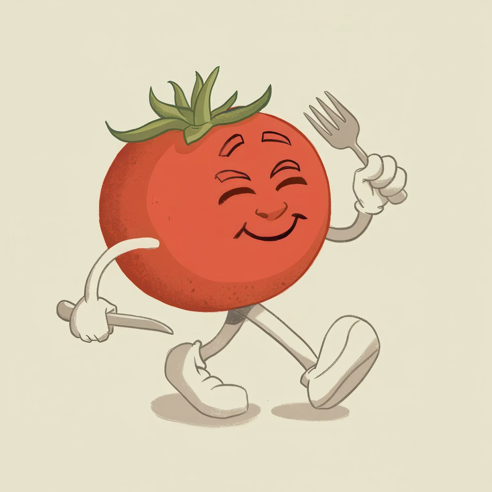 Pomodoro da passeggio allegro poster con telaio in plastica da Astra Mist