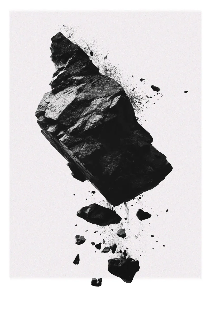 Black Rock floating pellicola backlit da LeDieg