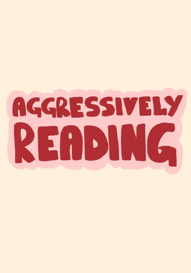 "Leggere aggressivamente" - Stampa d'arte in grassetto poster da vintagepod