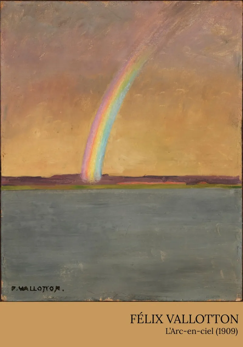 Félix Vallotton - Arcobaleno - poster poster con telaio in alluminio da the red studio