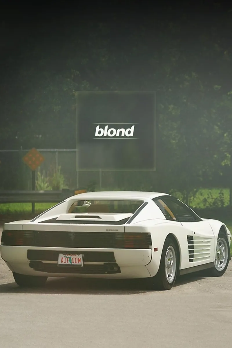 Blond by Frank Ocean tela con Cornice a cassetta da vernice