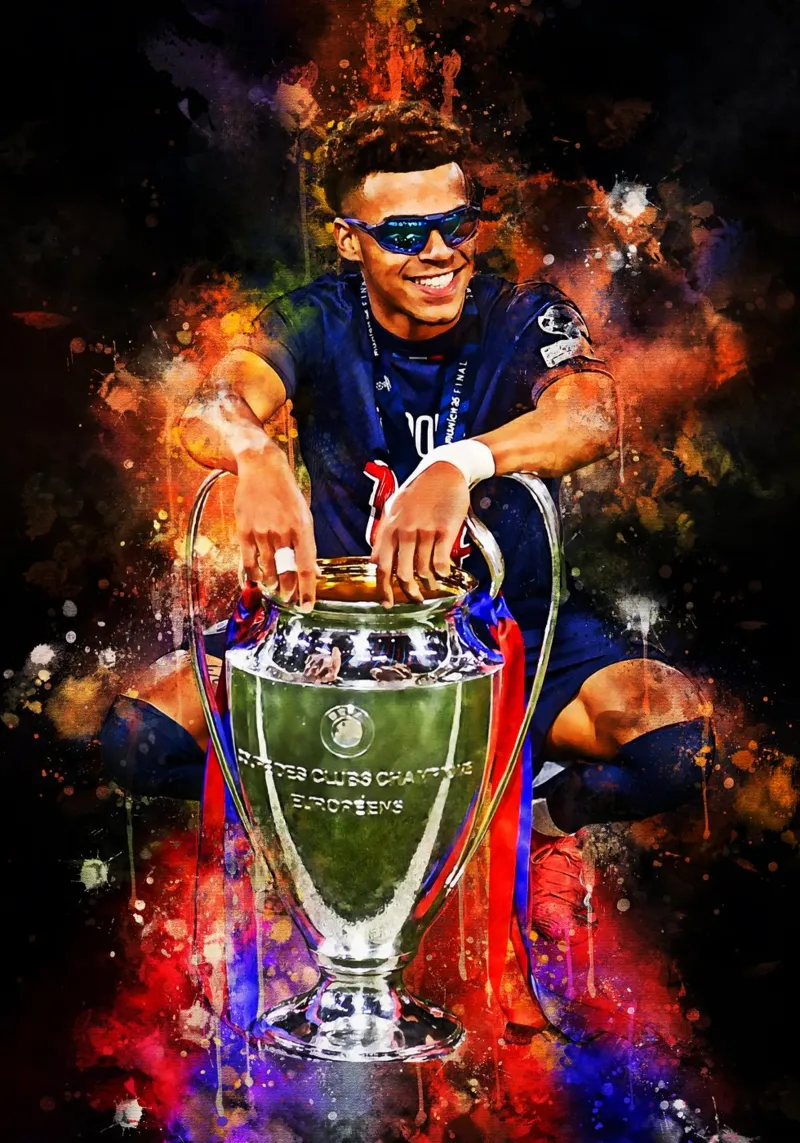 Desire Doue Psg poster con telaio in plastica da MasterInkArt