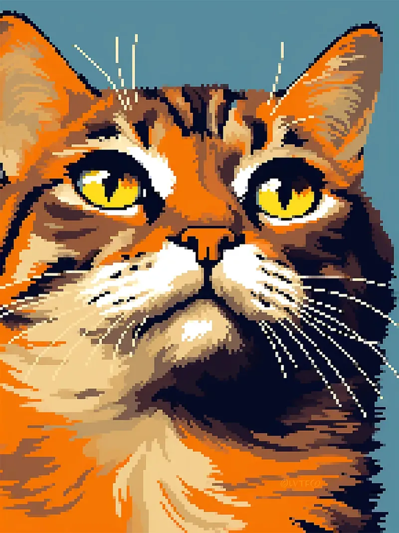 gatto animale baffi occhi pelliccia poster con telaio in legno da Frank J Weissmuller