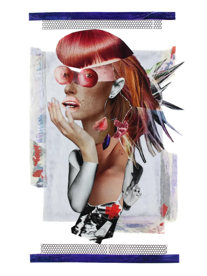 Renate, die Granate Hahnemühle von Paperheartmixx