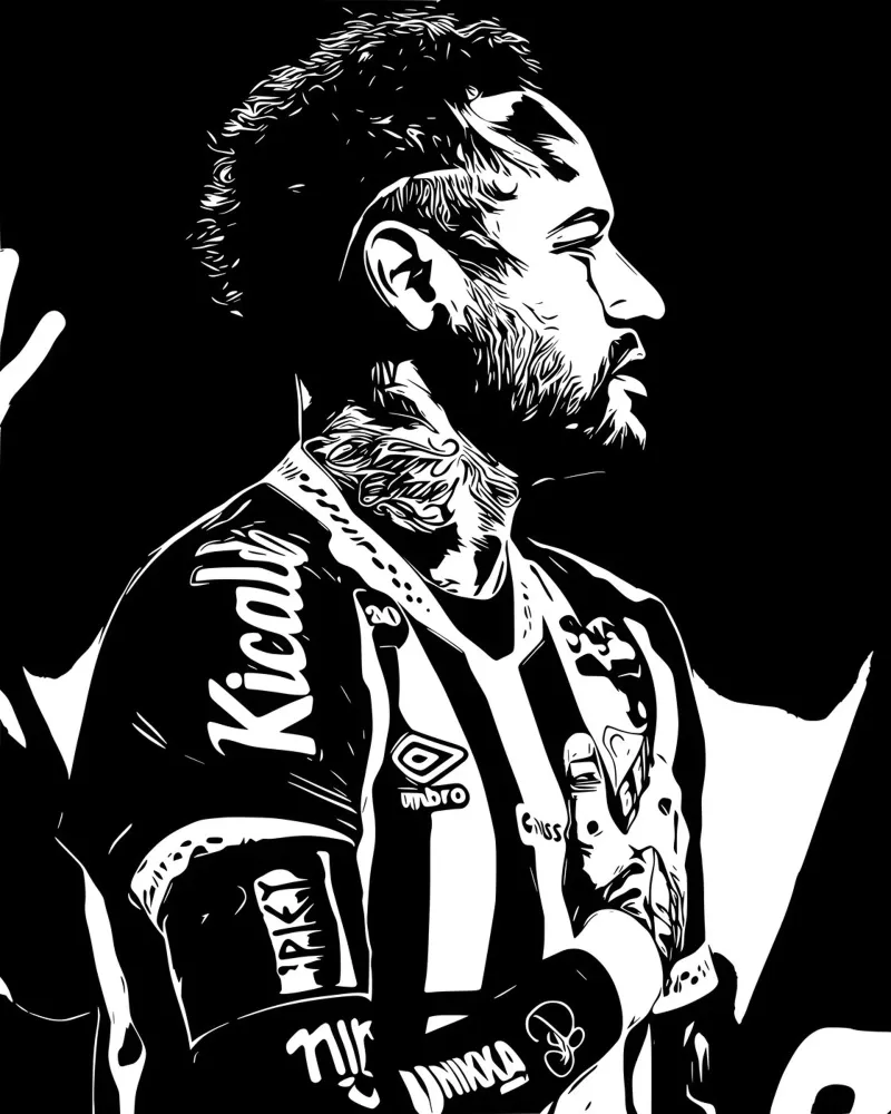 neymar jr poster da dark eagle