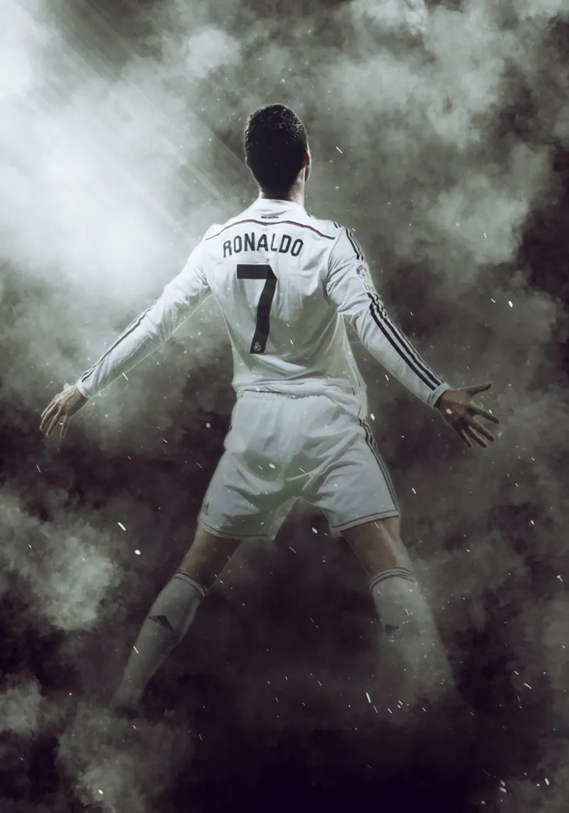 Cristiano Ronaldo poster con telaio in plastica da FreeArtStudio