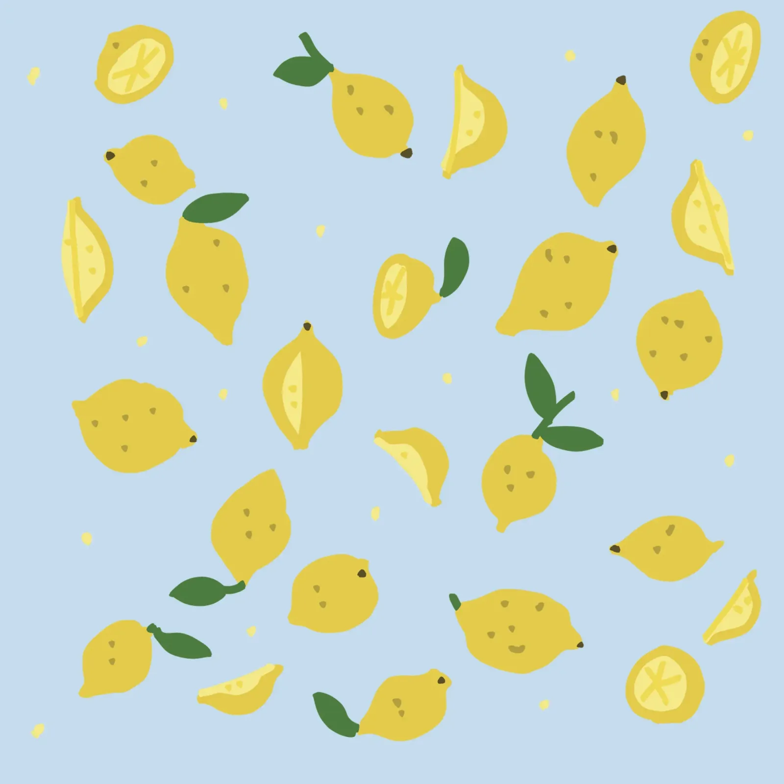 If life gives you lemons poster con telaio in alluminio da felixschuster