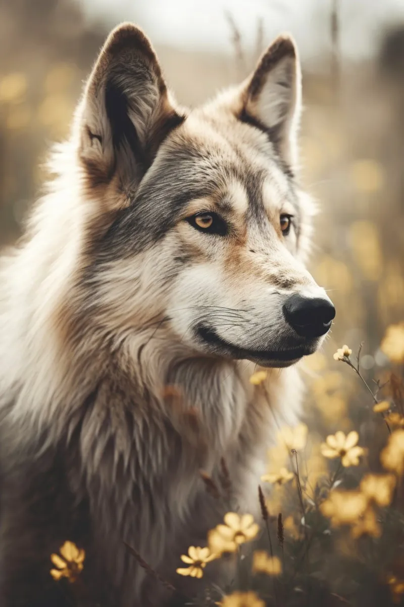 Wolfhound hahnemühle by treechild