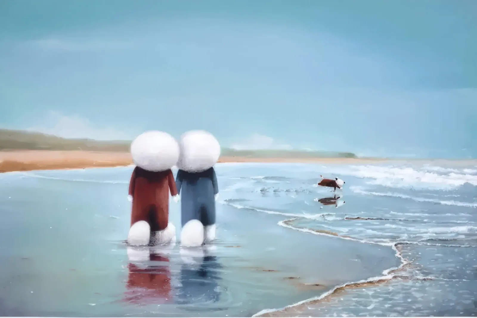 perfecte dag doug hyde canvas met Baklijst van Hyde Hi