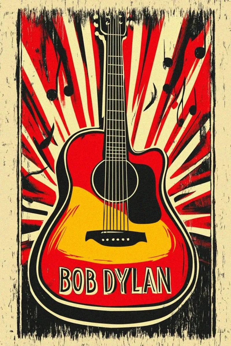 Ein Abend über Dylan Poster von xerico