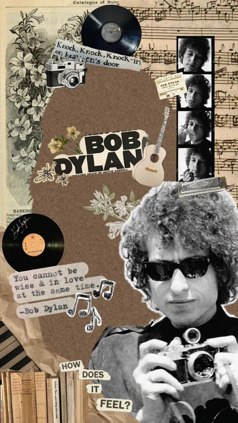 Una notte intima con Bob Dylan poster con telaio in legno da xerico