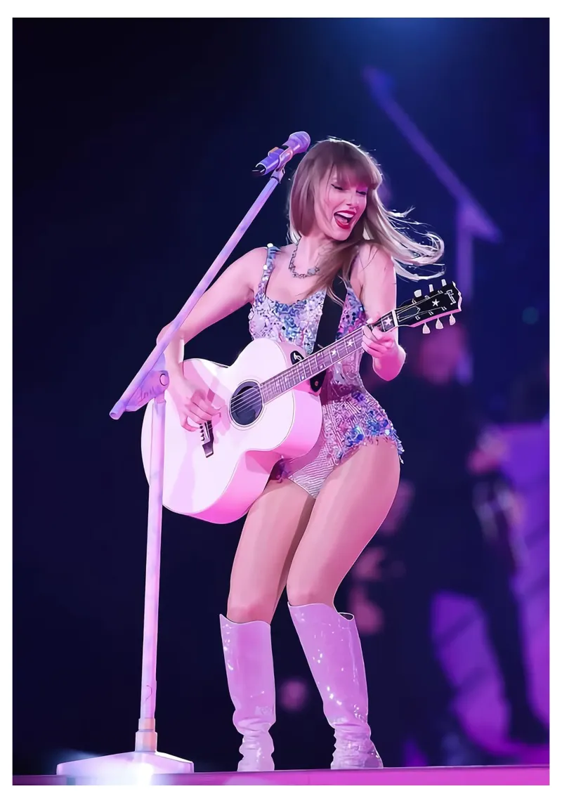 Taylor Swift and the Art of Storytelling Through Song poster with aluminum frame by dfgtfdt